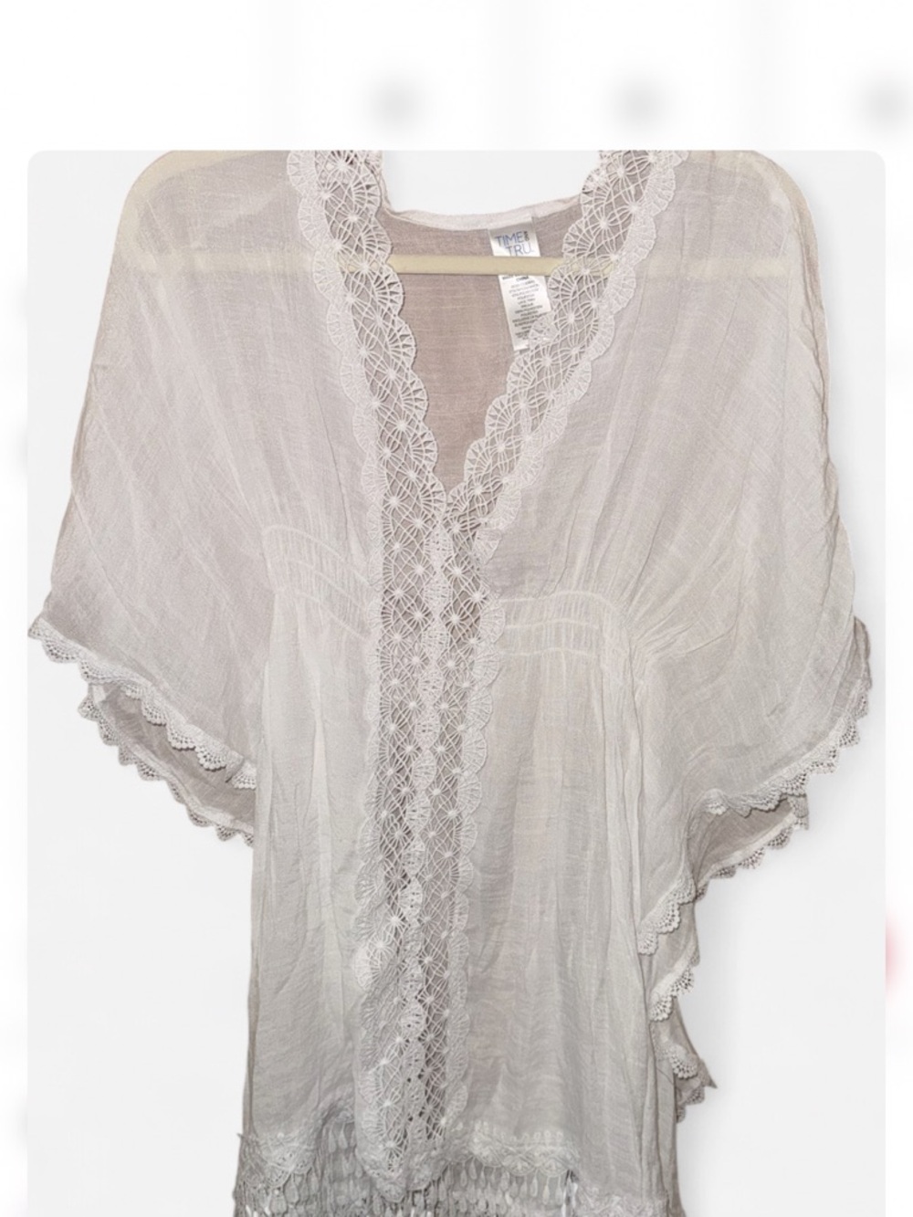 Time & Tru Swim Coverup